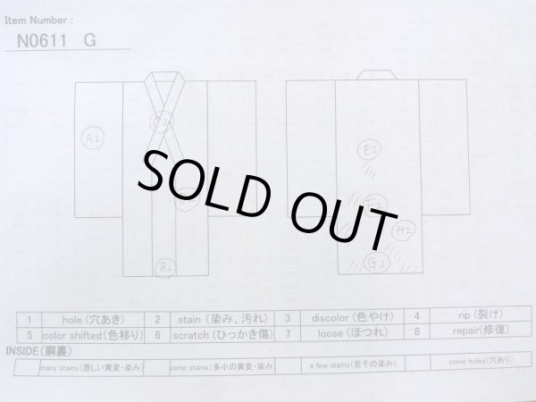 Photo13: N0611G Vintage Japanese women   White JUBAN undergarment / Cotton. Flower, Lace fabric  (Grade C) (13)