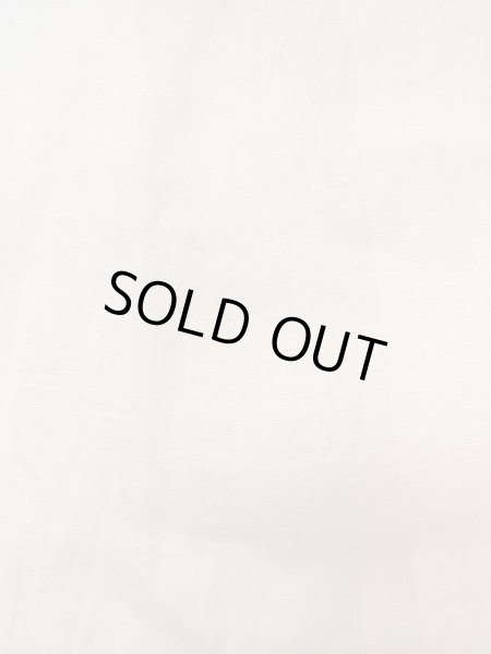 Photo6: Mint N0611H Vintage Japanese women   White JUBAN undergarment / Linen. Tall grass,   (Grade A) (6)