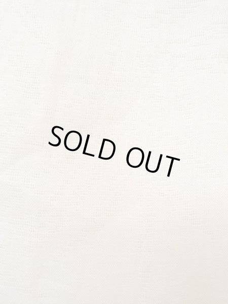 Photo7: Mint N0611H Vintage Japanese women   White JUBAN undergarment / Linen. Tall grass,   (Grade A) (7)