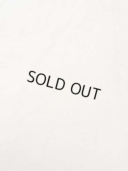 Photo8: Mint N0611H Vintage Japanese women   White JUBAN undergarment / Linen. Tall grass,   (Grade A) (8)