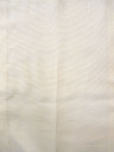 Photo4: N0611I Vintage Japanese women   Off White JUBAN undergarment / Silk. Stripes   (Grade B) (4)