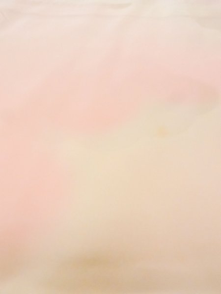 Photo9: N0611J Vintage Japanese women  Light Pink JUBAN undergarment / Silk. Gradation   (Grade C) (9)