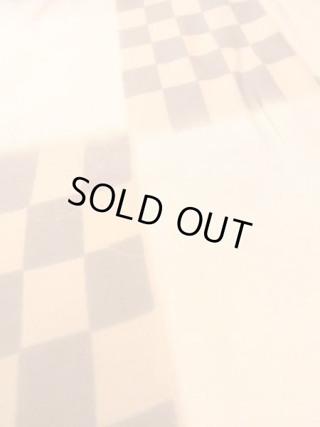 Photo10: N0611M Vintage Japanese women   Beige JUBAN undergarment / Silk. Quadrangle There is an impression of use.  (Grade C) (10)