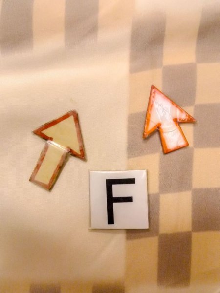 Photo19: N0611M Vintage Japanese women   Beige JUBAN undergarment / Silk. Quadrangle There is an impression of use.  (Grade C) (19)