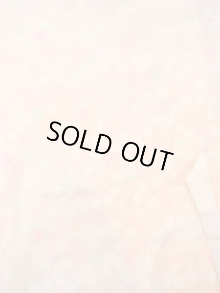 Photo3: N0611W Vintage Japanese women  Pale Pink JUBAN undergarment / Silk. Chrysanthemum,   (Grade D) (3)