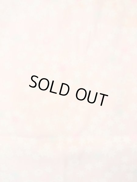 Photo4: N0611W Vintage Japanese women  Pale Pink JUBAN undergarment / Silk. Chrysanthemum,   (Grade D) (4)