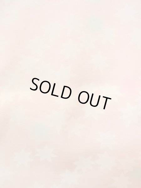 Photo6: N0611W Vintage Japanese women  Pale Pink JUBAN undergarment / Silk. Chrysanthemum,   (Grade D) (6)