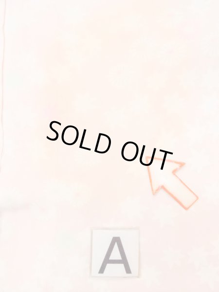 Photo14: N0611W Vintage Japanese women  Pale Pink JUBAN undergarment / Silk. Chrysanthemum,   (Grade D) (14)