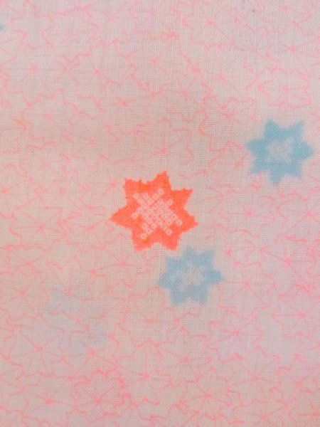 Photo5: N0612A Vintage Japanese women   Ivory JUBAN undergarment / Wool. MOMIJI maple leaf,   (Grade D) (5)