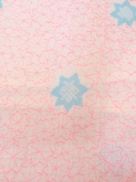 Photo7: N0612A Vintage Japanese women   Ivory JUBAN undergarment / Wool. MOMIJI maple leaf,   (Grade D) (7)