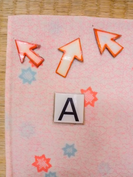 Photo14: N0612A Vintage Japanese women   Ivory JUBAN undergarment / Wool. MOMIJI maple leaf,   (Grade D) (14)