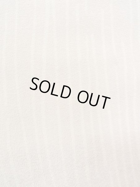 Photo3: N0624B Vintage Japanese Kimono   Ivory Cutting cloth Line Silk. (Grade C) (3)