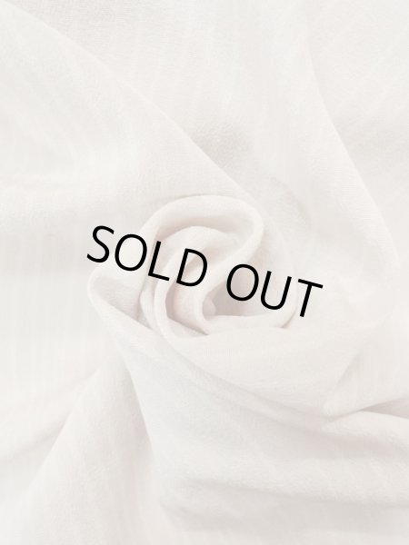 Photo10: N0624B Vintage Japanese Kimono   Ivory Cutting cloth Line Silk. (Grade C) (10)