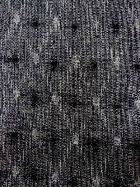 Photo5: Mint N0624G Vintage Japanese Kimono   Gray Cutting cloth Lozenges Silk. (Grade A) (5)