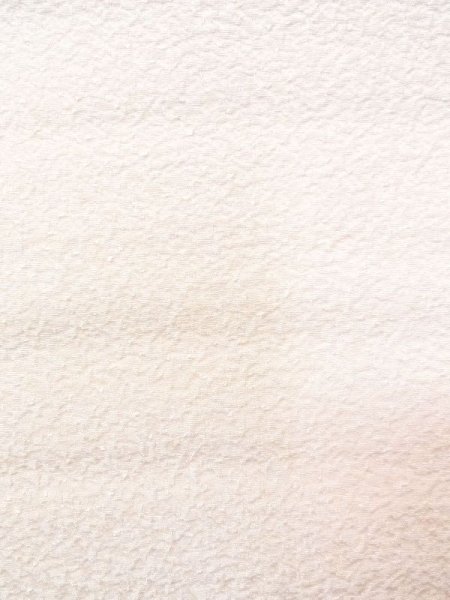 Photo3: N0624H Vintage Japanese Kimono   Ivory Cutting cloth  Silk. (Grade C) (3)