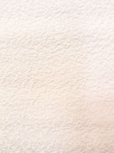 Photo5: N0624H Vintage Japanese Kimono   Ivory Cutting cloth  Silk. (Grade C) (5)