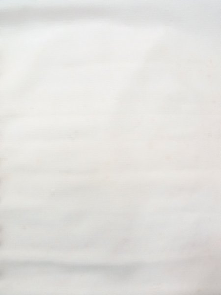 Photo2: N0624T Vintage Japanese Kimono   Off White Cutting cloth  Silk. (Grade D) (2)