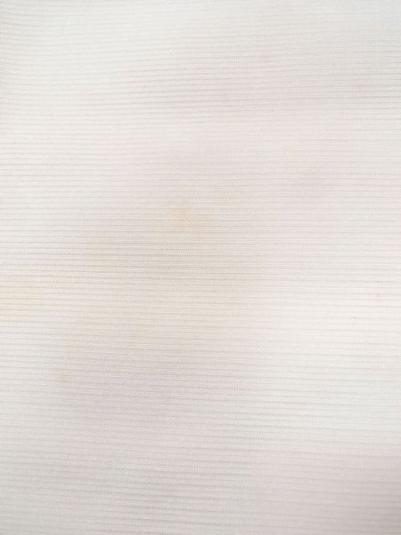 Photo3: N0624T Vintage Japanese Kimono   Off White Cutting cloth  Silk. (Grade D) (3)