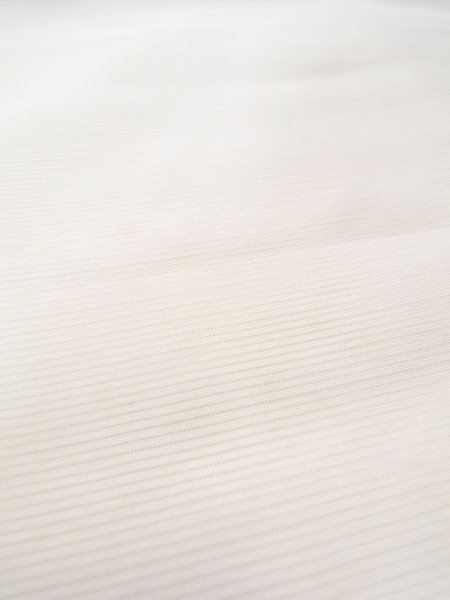 Photo6: N0624T Vintage Japanese Kimono   Off White Cutting cloth  Silk. (Grade D) (6)