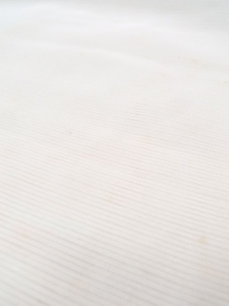 Photo8: N0624T Vintage Japanese Kimono   Off White Cutting cloth  Silk. (Grade D) (8)