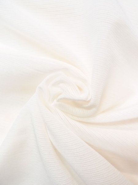 Photo9: N0624T Vintage Japanese Kimono   Off White Cutting cloth  Silk. (Grade D) (9)