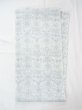 Photo1: N0624U Vintage Japanese Kimono   White Cutting cloth Butterfly Wool. (Grade B) (1)