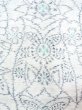 Photo3: N0624U Vintage Japanese Kimono   White Cutting cloth Butterfly Wool. (Grade B) (3)
