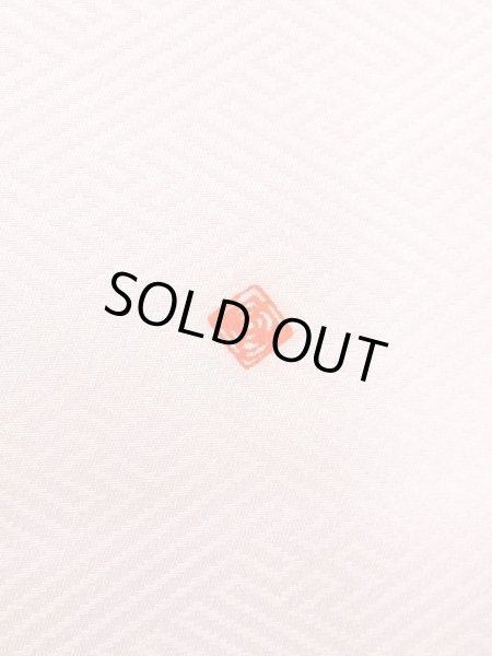 Photo5: N0624X Vintage Japanese Kimono  Pale Pink Cutting cloth Quadrangle Silk. (Grade B) (5)