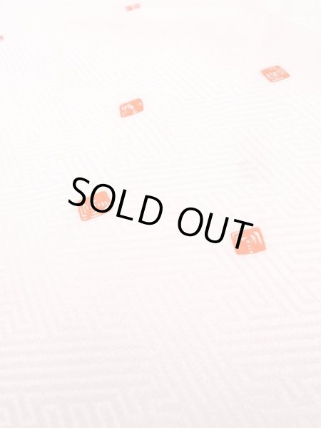 Photo6: N0624X Vintage Japanese Kimono  Pale Pink Cutting cloth Quadrangle Silk. (Grade B) (6)