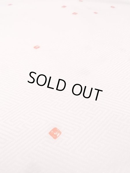 Photo7: N0624X Vintage Japanese Kimono  Pale Pink Cutting cloth Quadrangle Silk. (Grade B) (7)