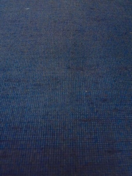 Photo8: N0624Z Vintage Japanese Kimono   Navy Blue Cutting cloth  Mixed. (Grade B) (8)