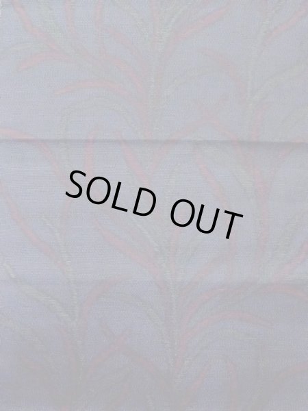 Photo3: N0625B Vintage Japanese Kimono   Indigo Blue Cutting cloth Leaf Silk. (Grade B) (3)