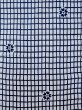Photo2: N0625C Vintage Japanese Kimono   White Cutting cloth Flower Cotton/hemp (Grade B) (2)
