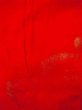 Photo3: N0629C Antique Japanese women   Red Kids/Girls / Silk. Cloud   (Grade C) (3)