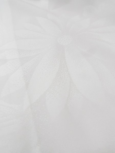 Photo10: N0629L Vintage Japanese women   White JUBAN undergarment / Synthetic.    (Grade B) (10)