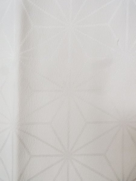 Photo5: N0629M Vintage Japanese women   White JUBAN undergarment / Synthetic.    (Grade B) (5)