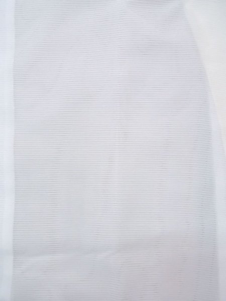 Photo3: N0630C Vintage Japanese women   White JUBAN undergarment / Synthetic.    (Grade B) (3)