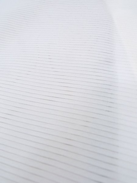 Photo8: N0630C Vintage Japanese women   White JUBAN undergarment / Synthetic.    (Grade B) (8)