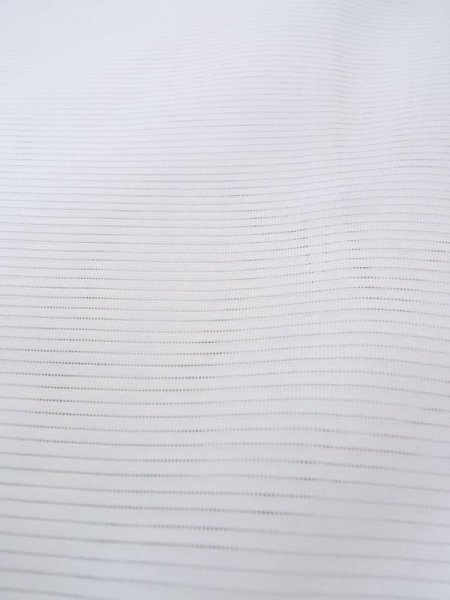 Photo9: N0630C Vintage Japanese women   White JUBAN undergarment / Synthetic.    (Grade B) (9)