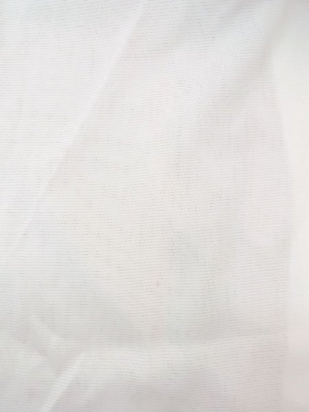 Photo3: N0630D Vintage Japanese women   White JUBAN undergarment / Synthetic.    (Grade B) (3)