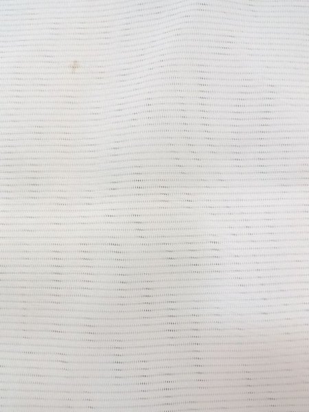 Photo5: N0630D Vintage Japanese women   White JUBAN undergarment / Synthetic.    (Grade B) (5)