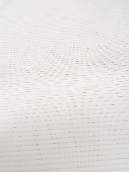 Photo8: N0630D Vintage Japanese women   White JUBAN undergarment / Synthetic.    (Grade B) (8)