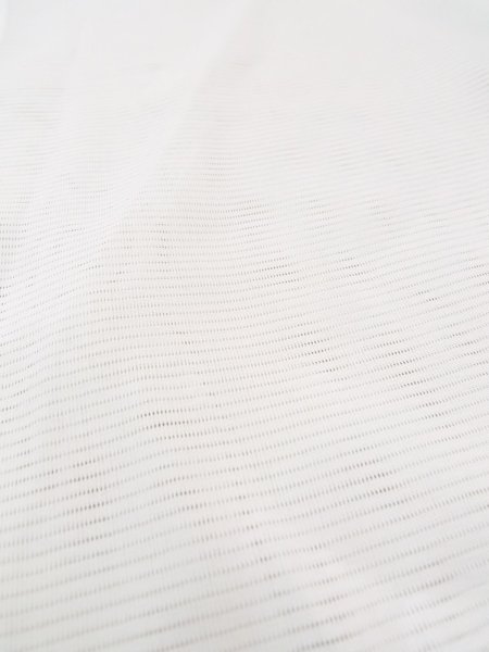 Photo9: N0630D Vintage Japanese women   White JUBAN undergarment / Synthetic.    (Grade B) (9)