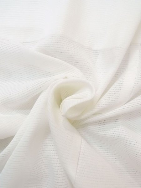 Photo11: N0630D Vintage Japanese women   White JUBAN undergarment / Synthetic.    (Grade B) (11)