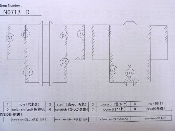 Photo13: N0717D Vintage Japanese women   Black HAORI short jacket / Synthetic. Pine bark lozenges,   (Grade D) (13)