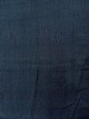 Photo4: N0717W Vintage Japanese  Bluish Black Men's Kimono / Silk. Plaid Checks   (Grade D) (4)