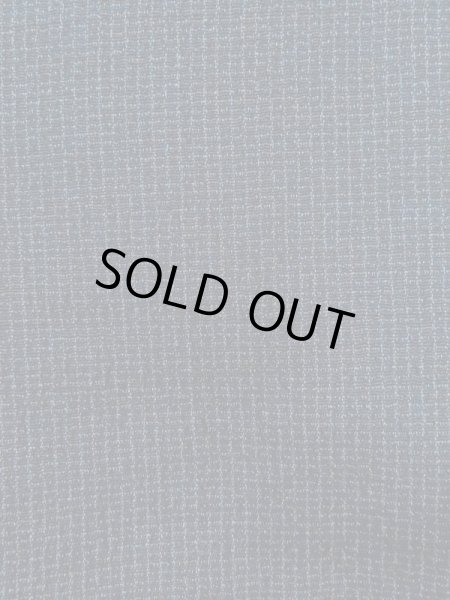 Photo6: N0717W Vintage Japanese  Bluish Black Men's Kimono / Silk. Plaid Checks   (Grade D) (6)