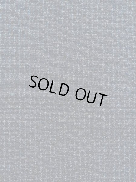 Photo7: N0717W Vintage Japanese  Bluish Black Men's Kimono / Silk. Plaid Checks   (Grade D) (7)