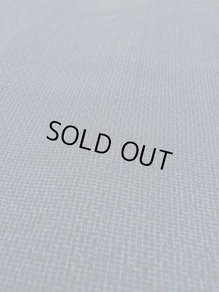 Photo8: N0717W Vintage Japanese  Bluish Black Men's Kimono / Silk. Plaid Checks   (Grade D) (8)