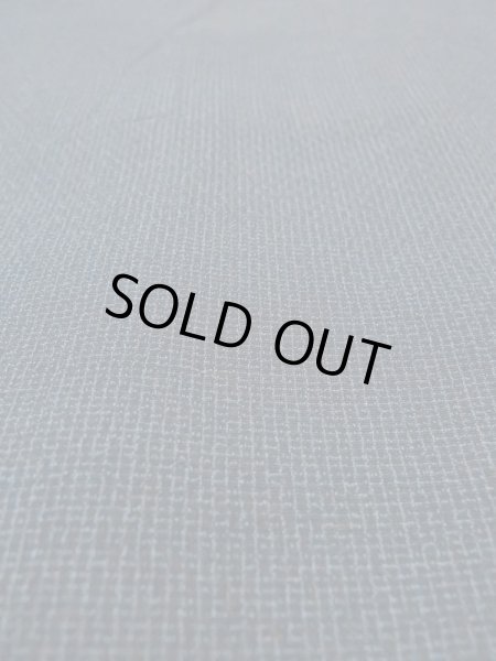 Photo9: N0717W Vintage Japanese  Bluish Black Men's Kimono / Silk. Plaid Checks   (Grade D) (9)